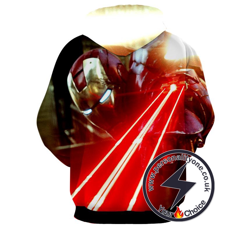 Iron Man - Iron Man 3D - Iron Man Hoodies